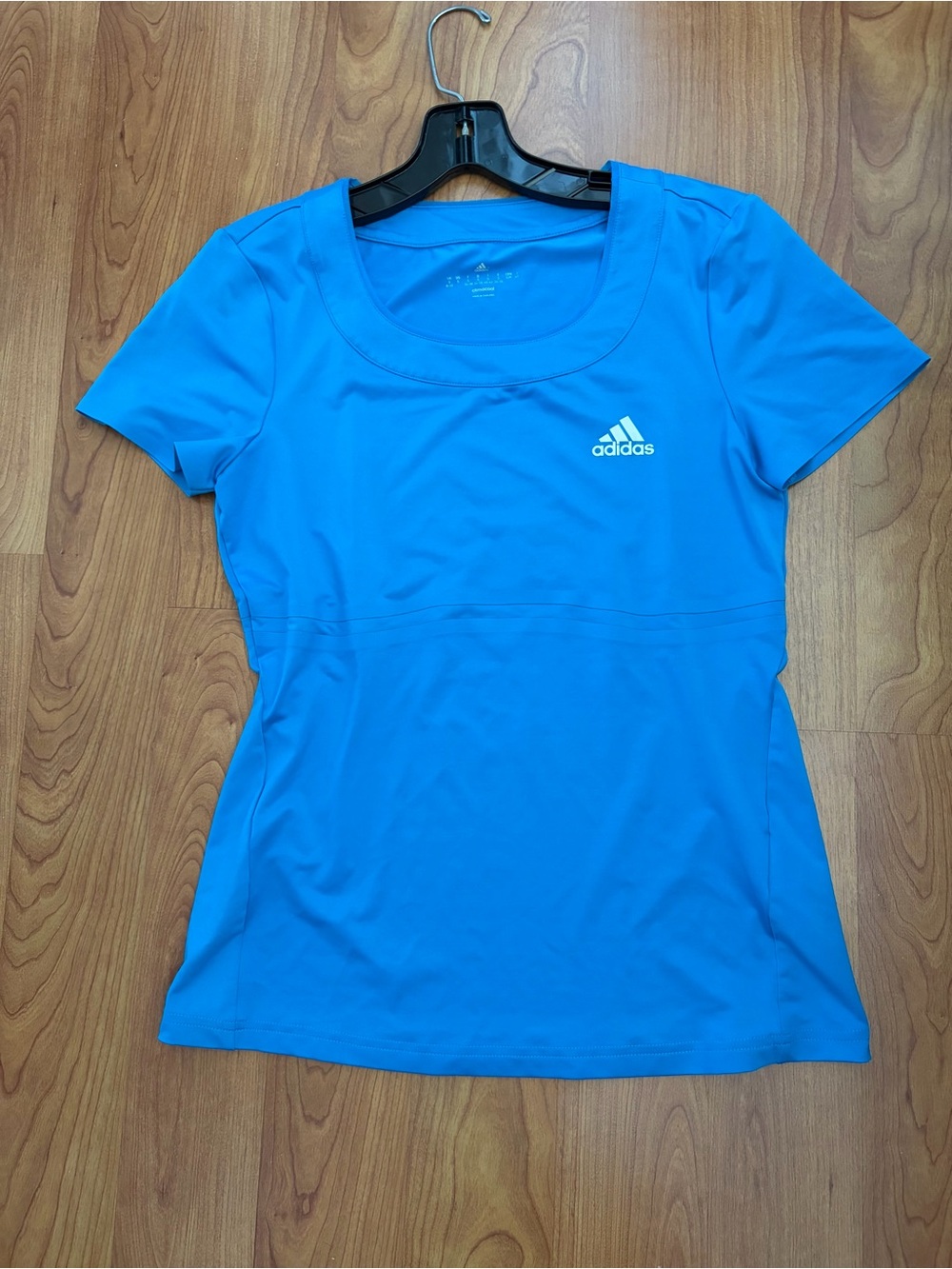 adidas Women’s Scoop Neck Short Sleeve Tee - Blue